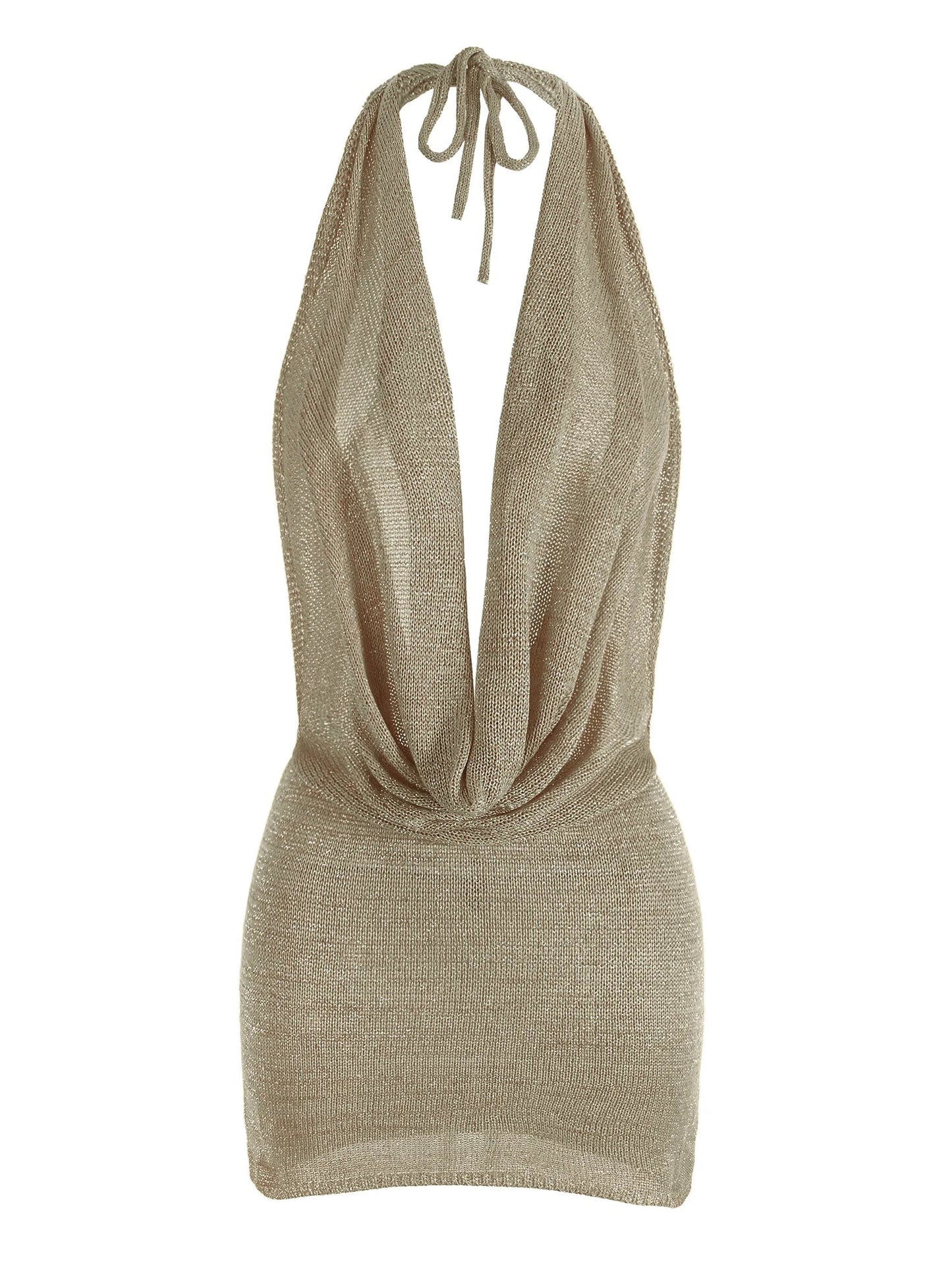 Vestido Arena Dorada